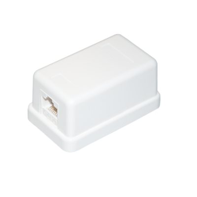 Mod. 1254/1A. Caja telefónica modular superficie RJ45 (8P8C) Cat6