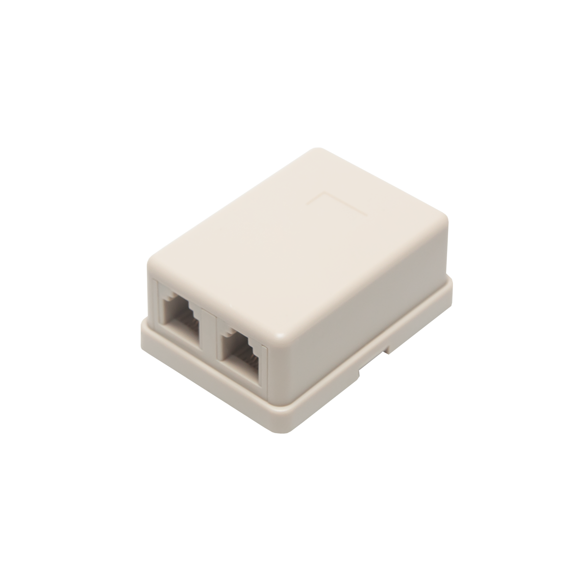Mod. 1259/D. Caja telefónica modular superficie mini doble RJ11 (6P4C) Mod. 1259/D. Caja telefónica modular superficie mini doble RJ11 (6P4C)