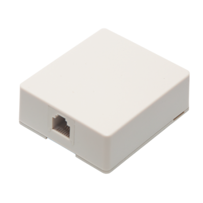 Mod. 1260/6. Caja telefónica modular superficie RJ12 (6P6C)