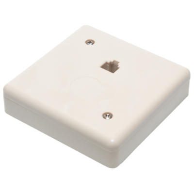 Mod. 1265/6. Caja telefónica modular superficie RJ12 (6P6C)