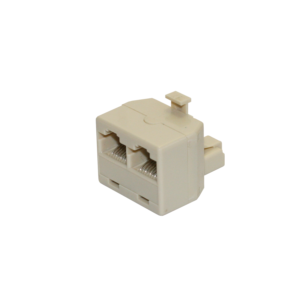 Mod. 1268/8. Adaptador modular macho a 2 hembras RJ45 (8P8C)