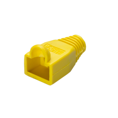 Mod. 1289-M/A. Cubierta para modulares RJ45 (8P8C) Amarilla. Diám.5,5mm