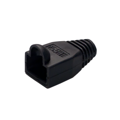 Mod. 1289-M/N. Cubierta para modulares RJ45 (8P8C) Negra. Diám.5,5mm