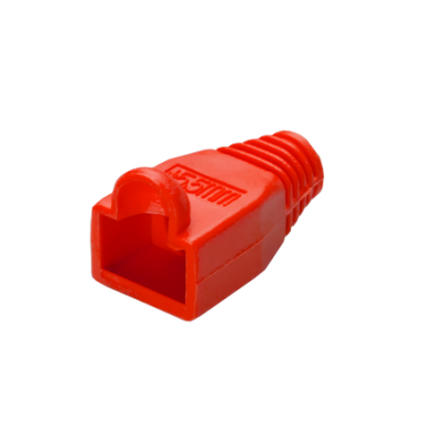 Mod. 1289-M/R. Cubierta para modulares RJ45 (8P8C) Roja. Diám.5,5mm