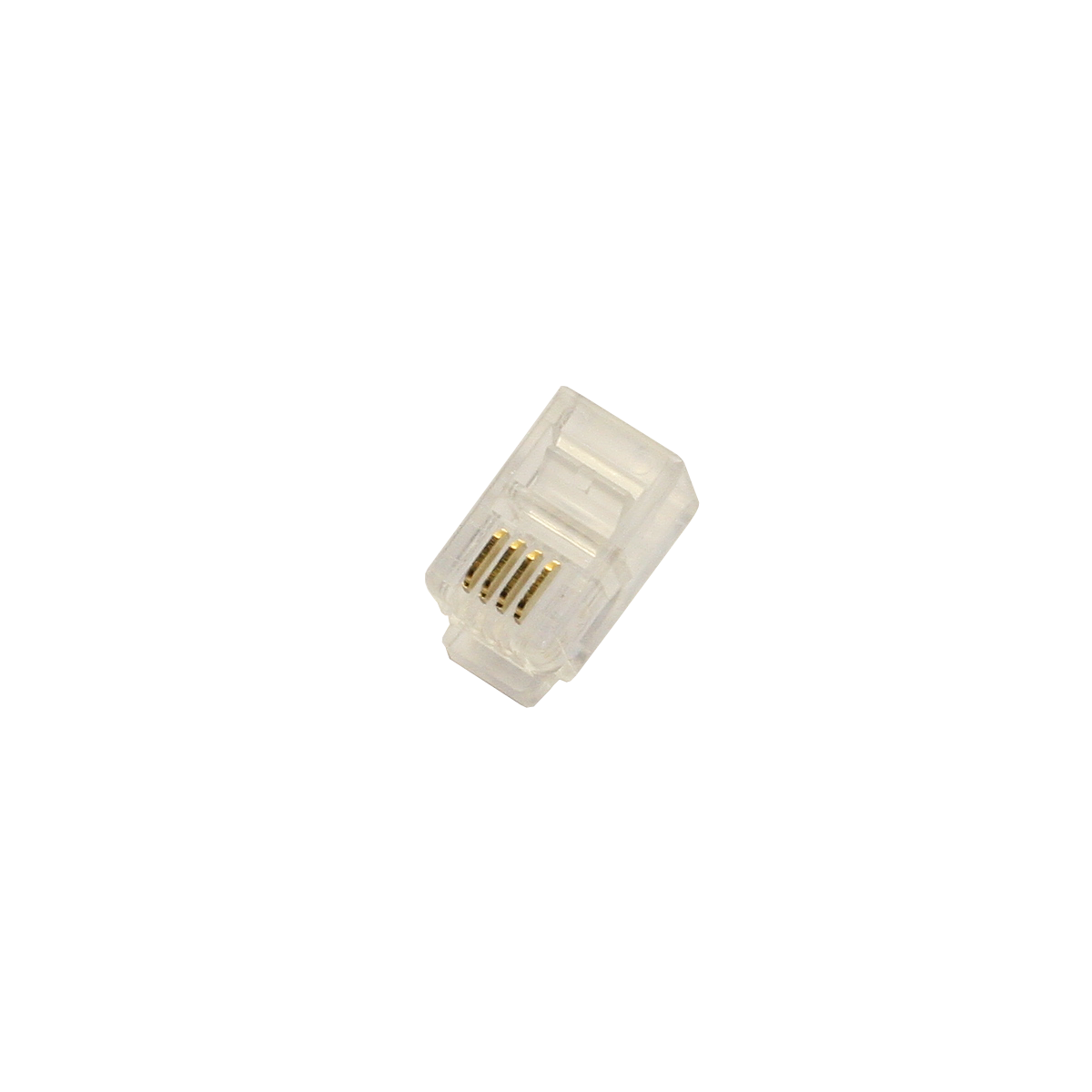 Mod. 1290/4P. Conector telefónico modular macho RJ9 (4P4C)
