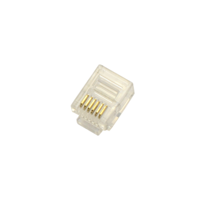 Mod. 1290/6. Conector telefónico modular macho RJ12 (6P6C)