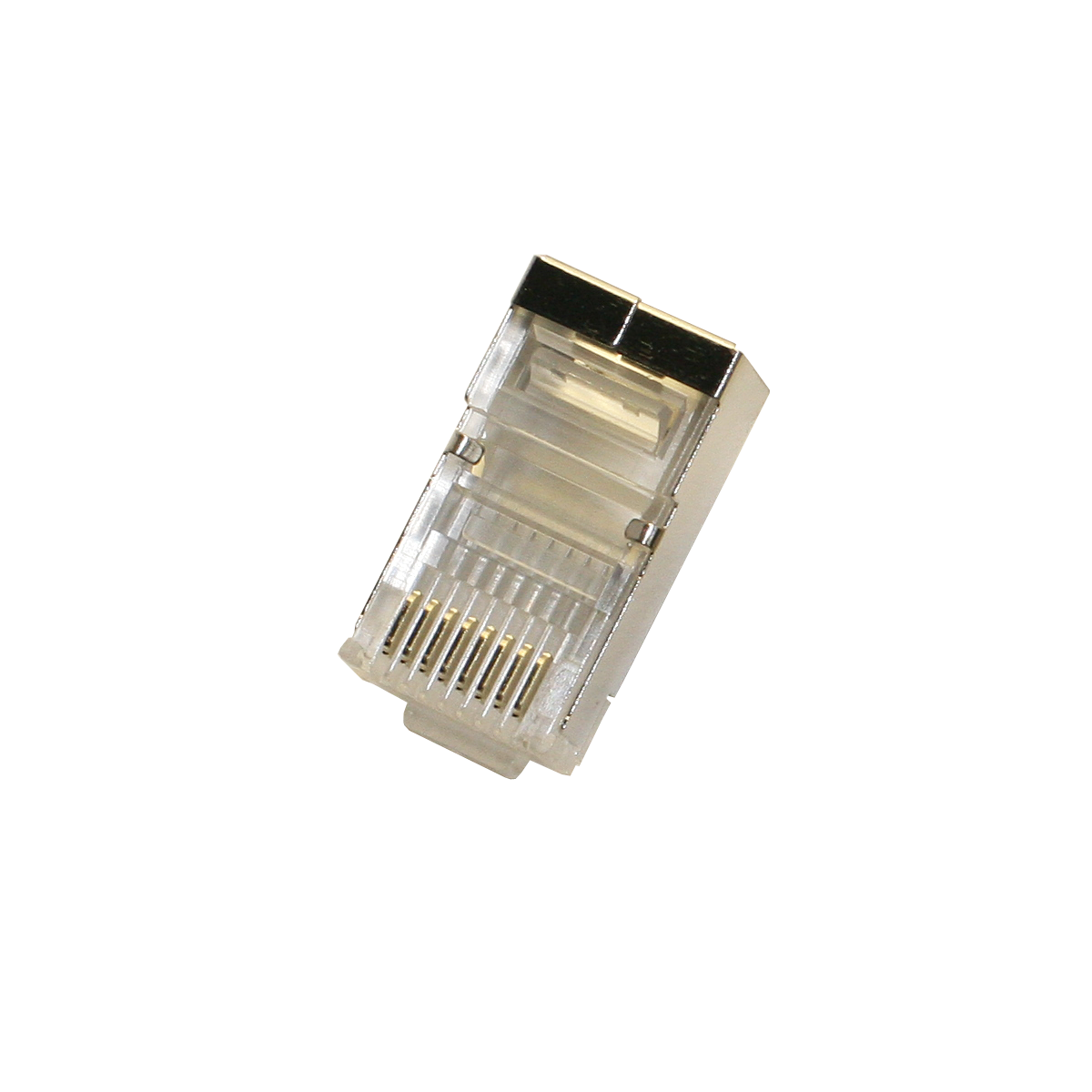 Mod. 1290/8-R. Conector telefónico modular macho RJ45 (8P8C) blindado Cat5