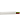 Mod. 1295/4-B. Cable telefónico plano 4 vías. Blanco