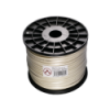 Mod. 1295/6-M. Cable telefónico plano 6 vías. Marfil
