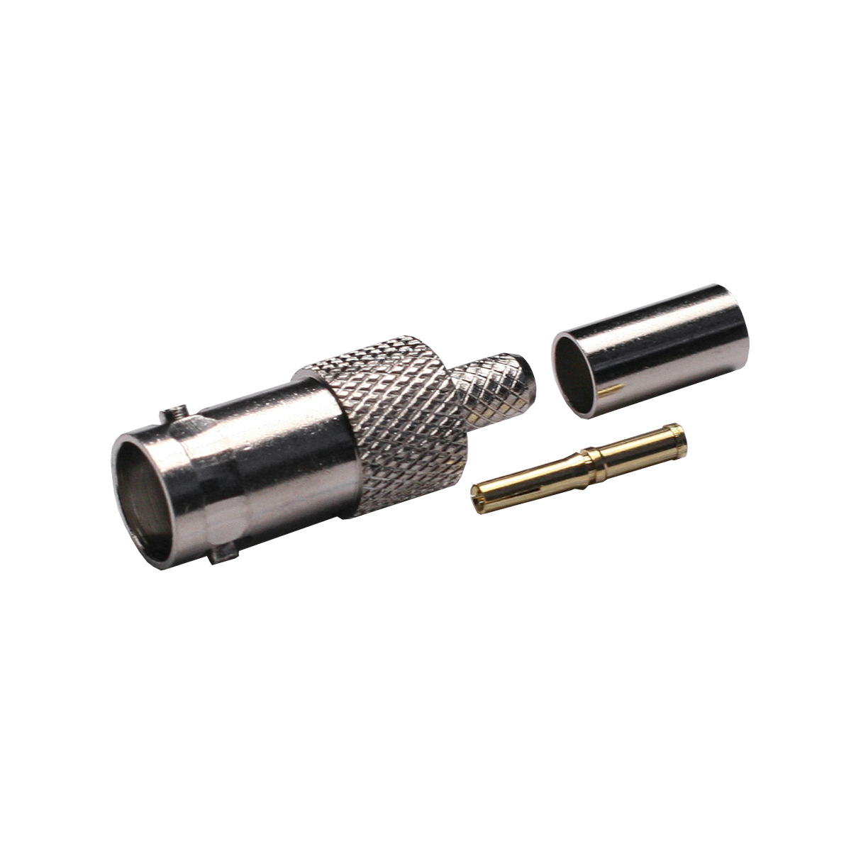 Mod. 1409-A. Conector BNC hembra RG58, casquillo suelto