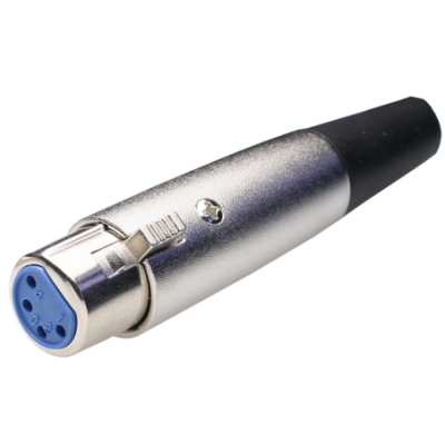 Mod. 1515/4. Conector canon hembra 4c