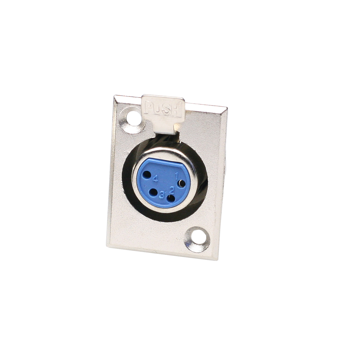 Mod. 1525/4. Conector canon hembra 4c