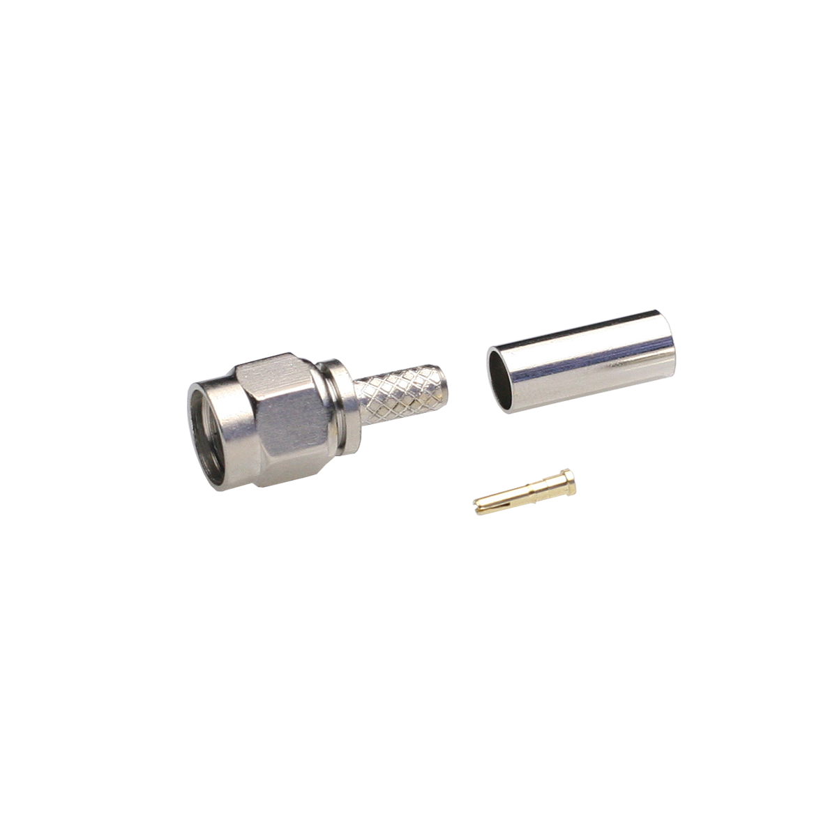 Mod. 1602/174. Conector SMA macho inverso RG174
