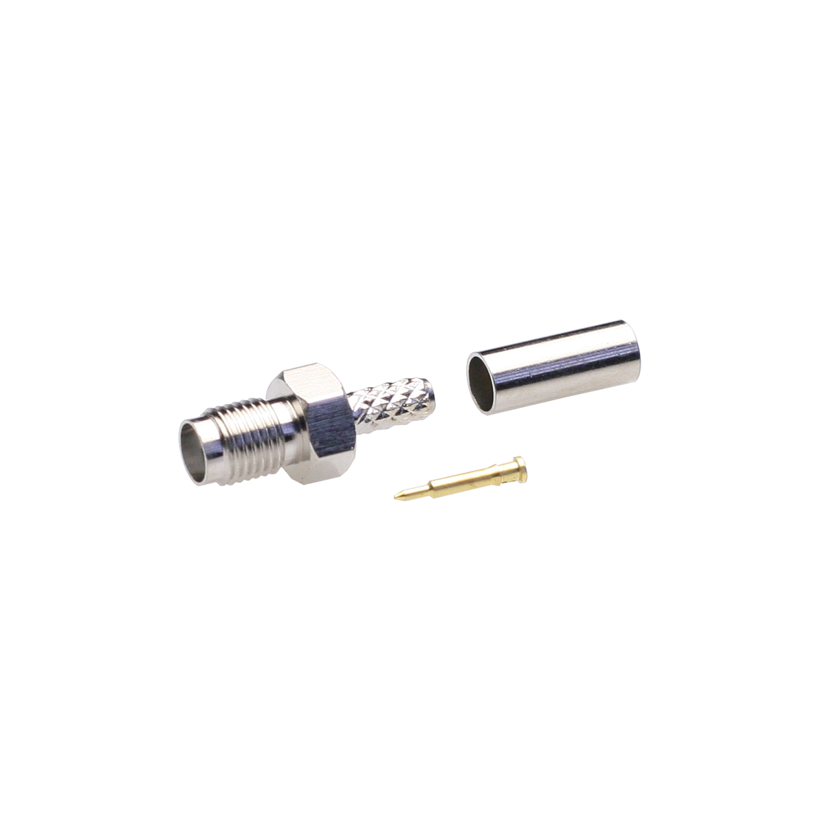 Mod. 1612/174. Conector SMA hembra inversa RG174