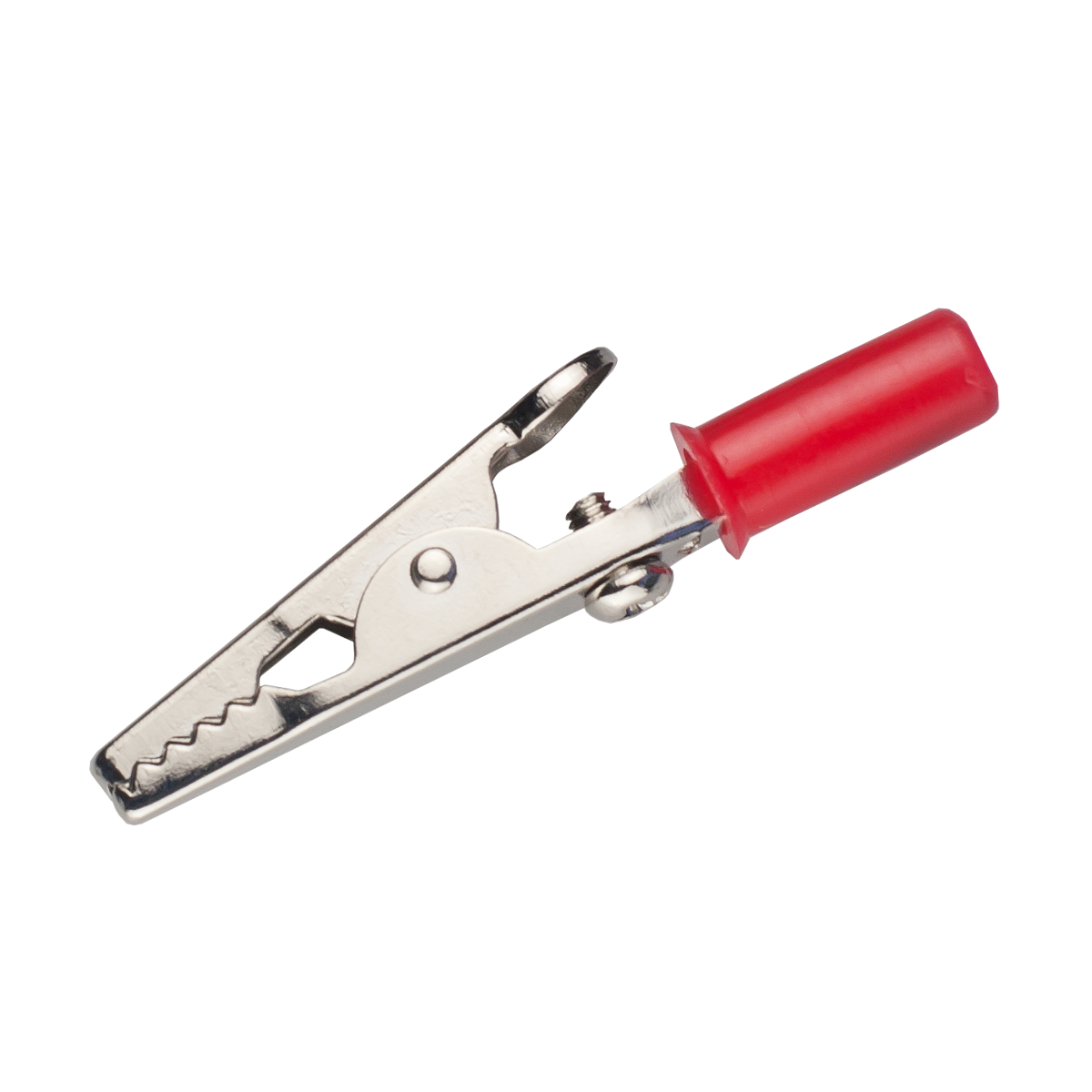 Mod. 1720-R. Pinza cocodrilo con manguito aislado y tornillo