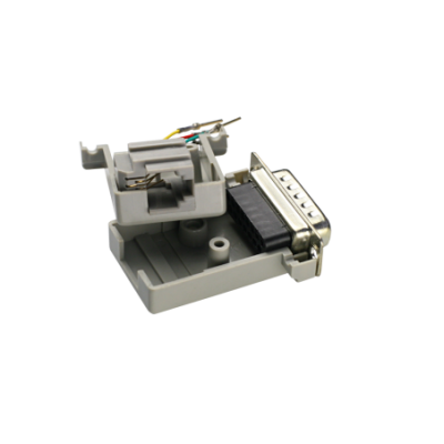 Mod. 1918/15. Adaptador subD macho 15c a modular hembra RJ11 (6P4C)