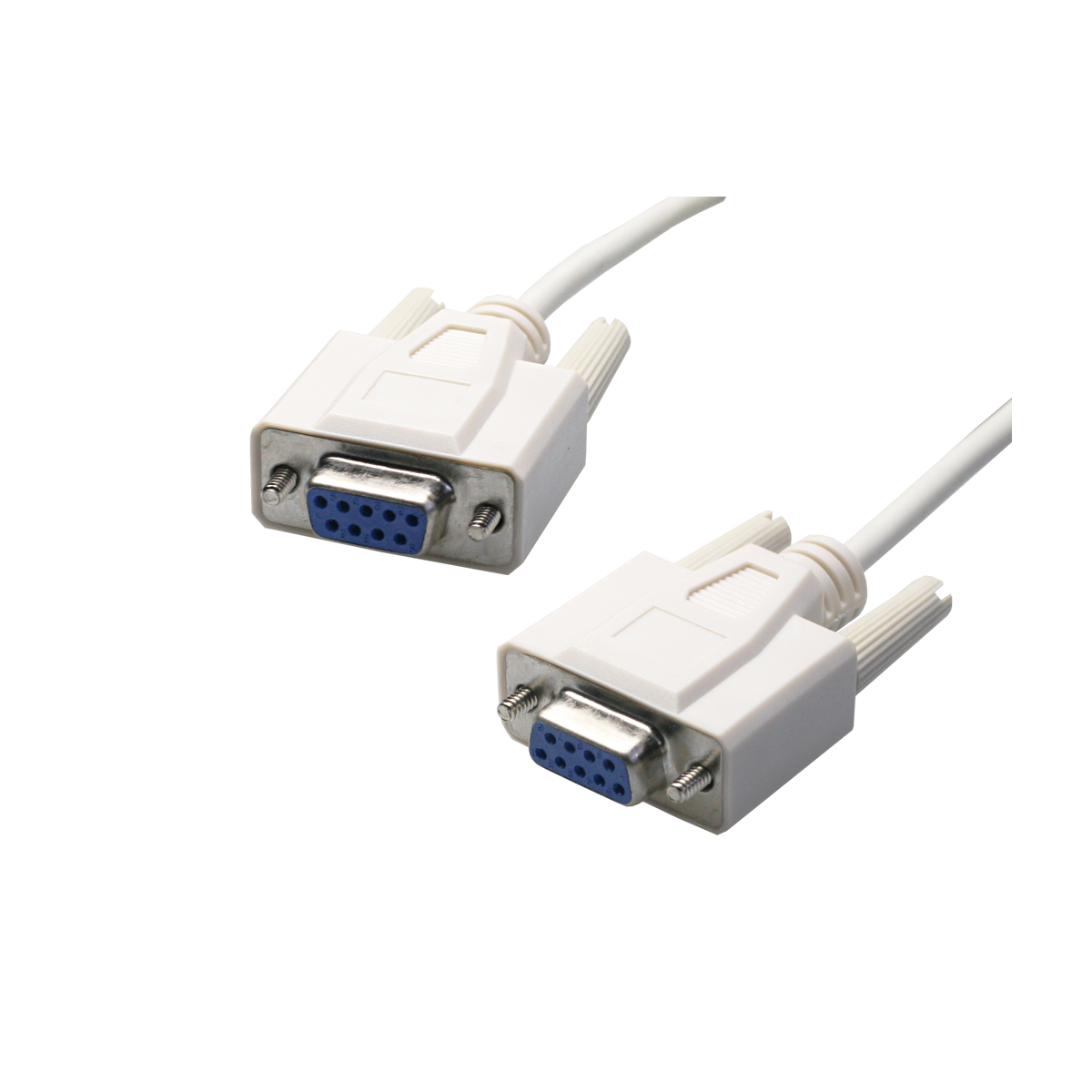 Mod. 1967-A/3. Conexión informática hembra 9c a hembra 9c. Null modem.