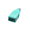Mod. 1992-B. Adaptador USB hembra A a miniDIN macho 6c