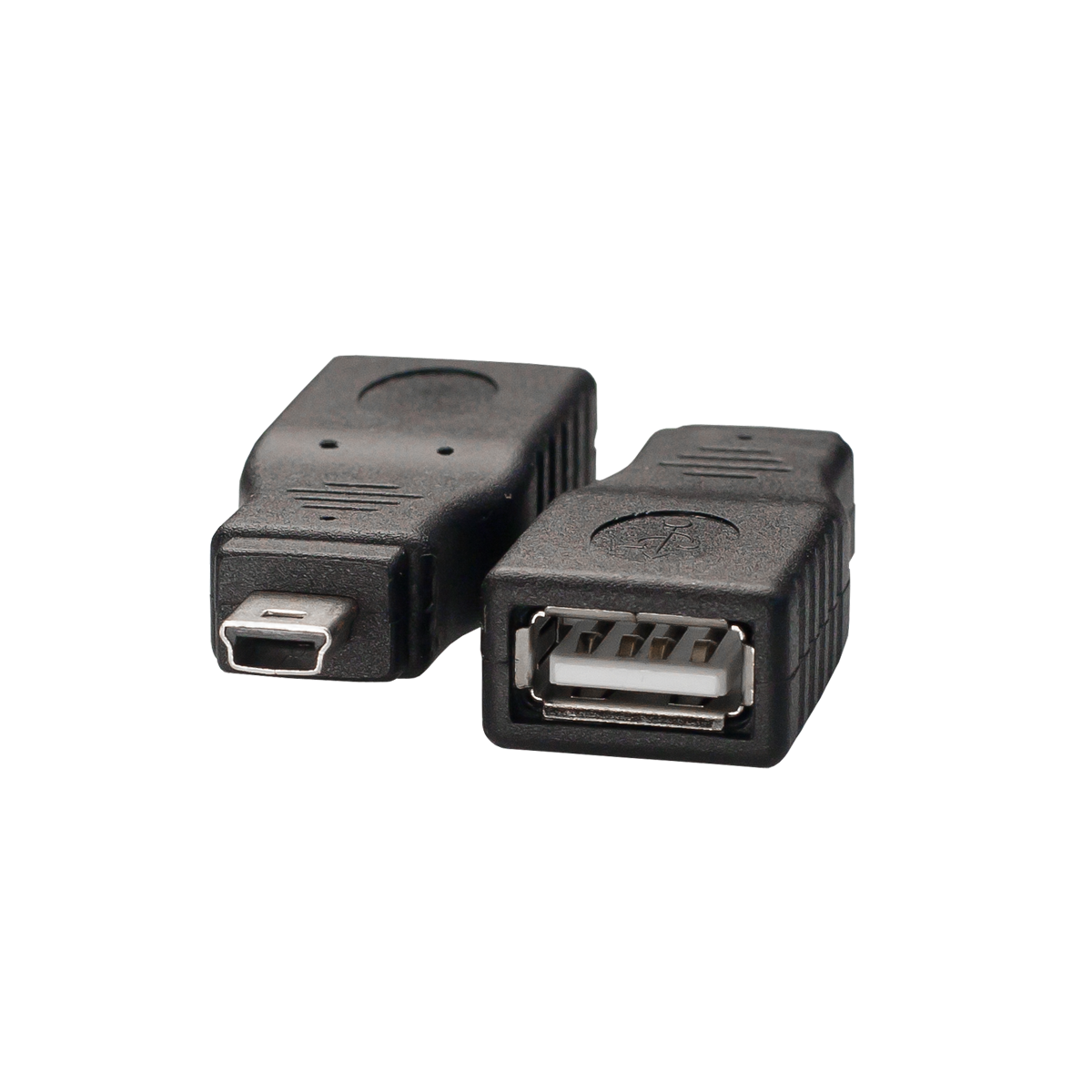 Mod. 1993-DO. Adaptador USB hembra A a miniUSB macho B 5c OTG