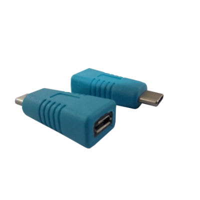Mod. 1993-I. Adaptador microUSB hembra 5p a macho USB-C