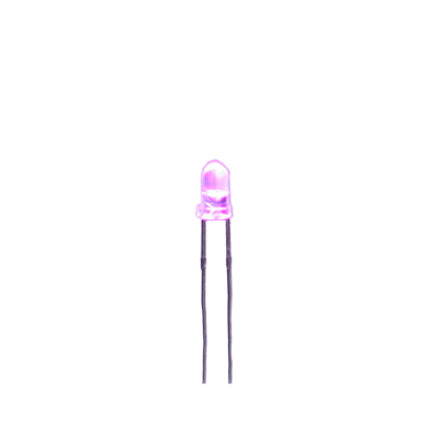 Mod. 3370/3/RS. Piloto LED alto brillo 3mm rosa