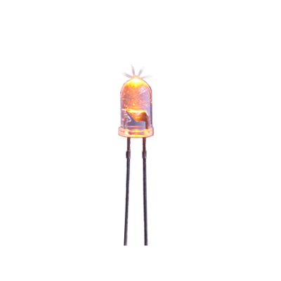 Mod. 3370/5/AM. Piloto LED alto brillo 5mm amarillo