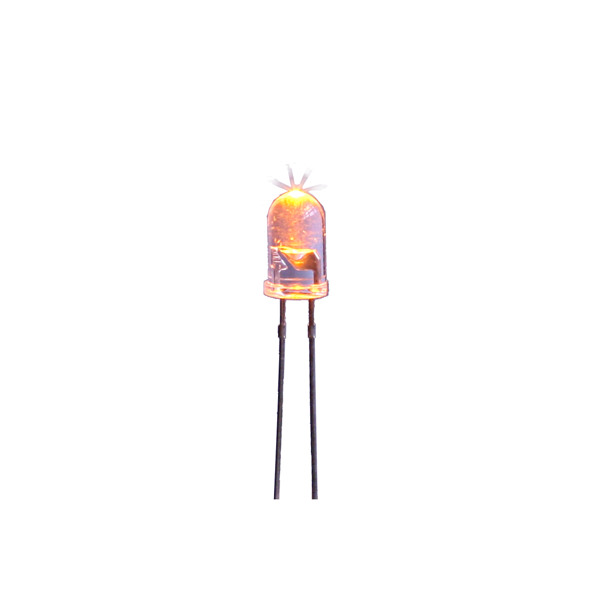 Mod. 3370/5/AM. Piloto LED alto brillo 5mm amarillo