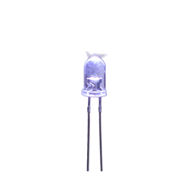 Mod. 3370/5/BL. Piloto LED alto brillo 5mm blanco