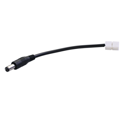 Mod. 3398-M. Latiguillo tira LED jack macho 5.5x2.1mm a empalme 2c