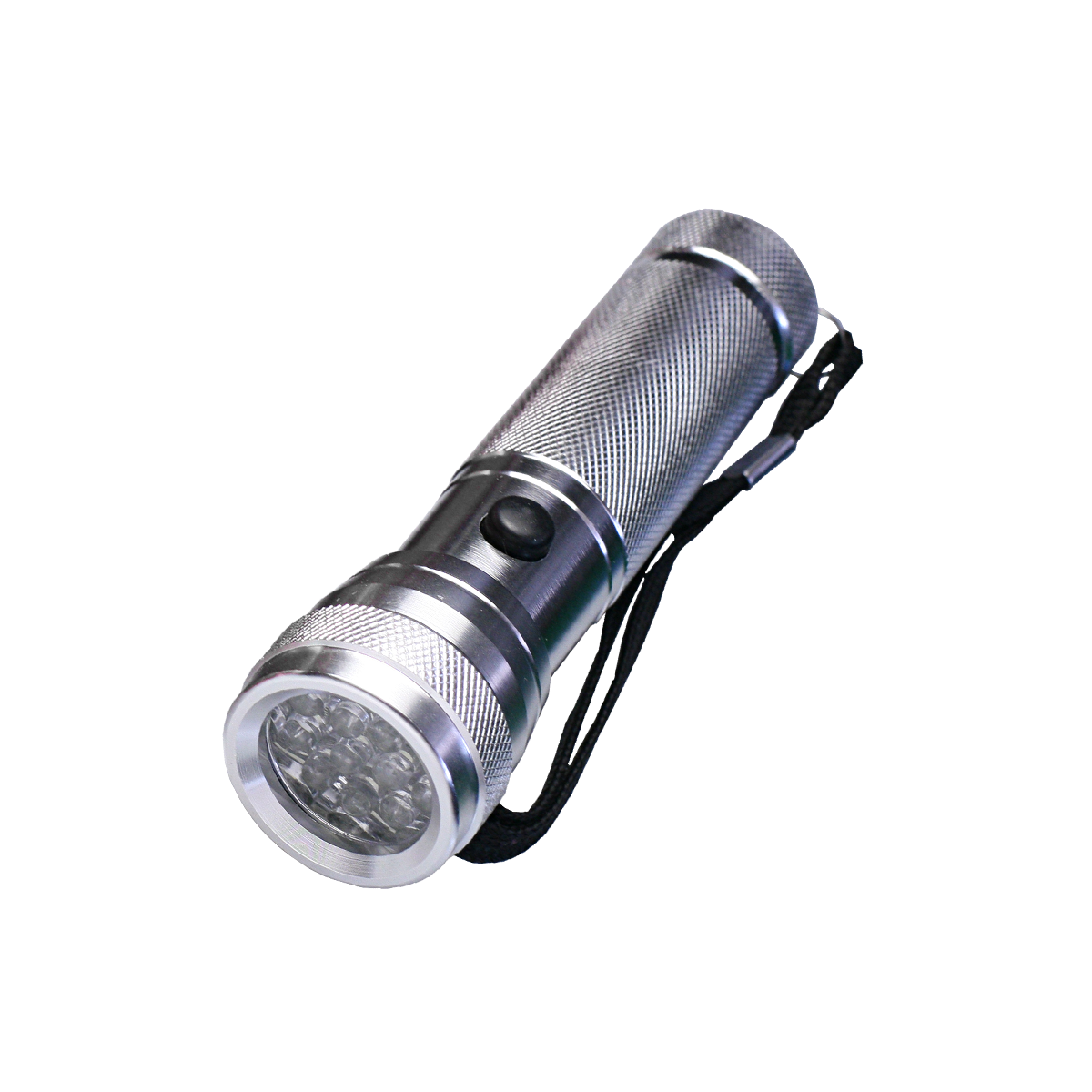 Mod. 5710-P. Linterna color plata de 14 LED