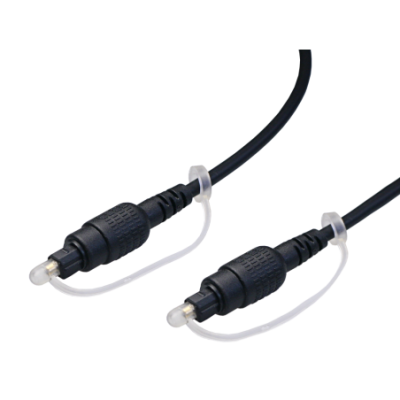 Mod. 6080/4. Conexión audio fibra óptica. 4m.
