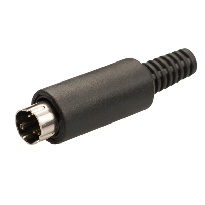 Mod. 101/4. Conector mini-DIN macho 4C