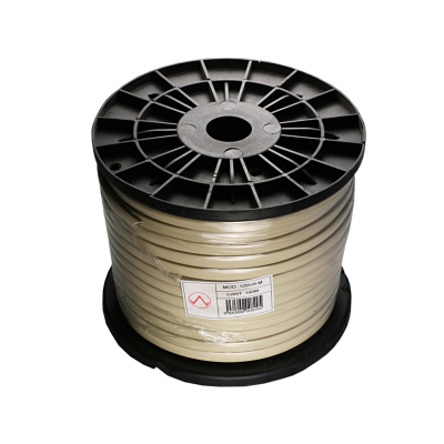 Mod. 1295/8-M. Cable telefónico plano 8 vías. Marfil