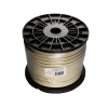 Mod. 1295/8-M. Cable telefónico plano 8 vías. Marfil