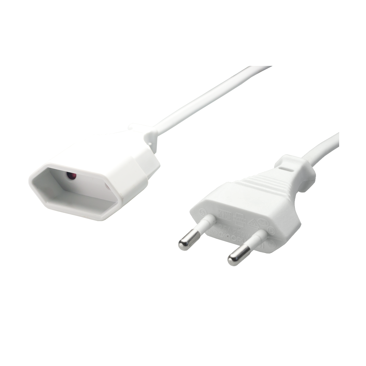 Mod. 5560/3. Prolongador eléctrico macho a hembra 4mm. 3m.