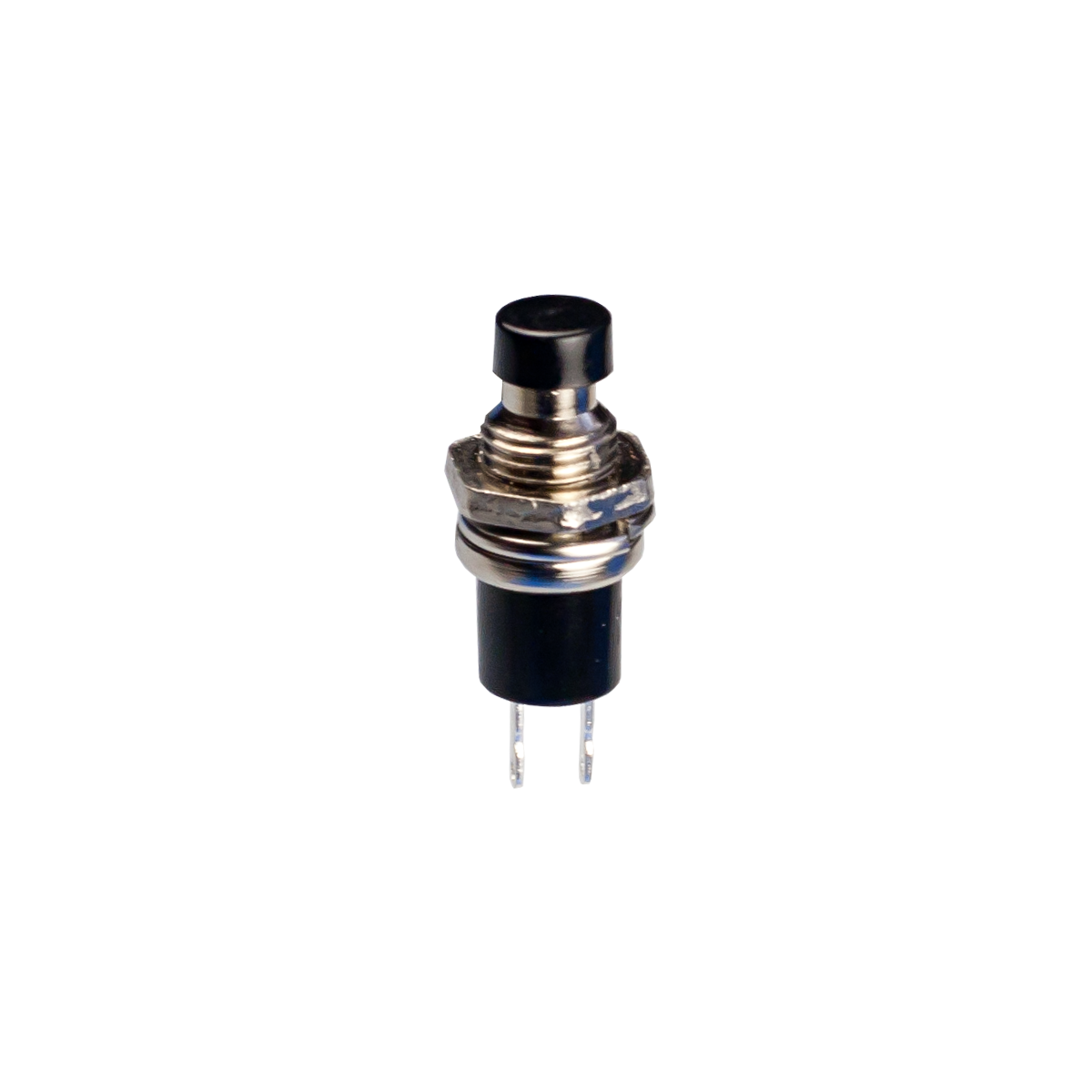 Mod. 1003. Pulsador circuito cerrado 0.5A, negro