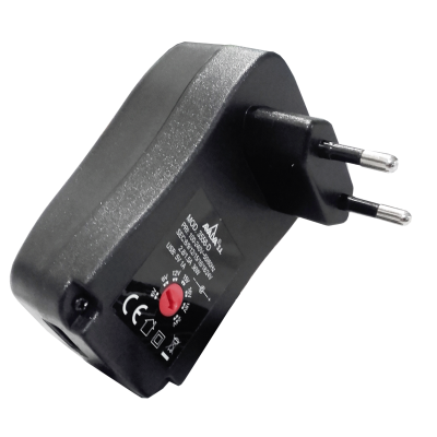 Mod. 3556-D. Alimentador regulable 6-24V 2800mA y USB