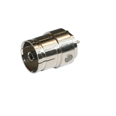 Mod. 154. Conector antena TV remache/soldado