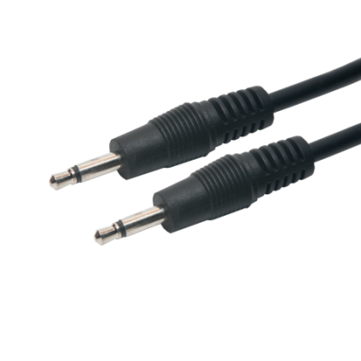 Mod. 1015. Conexión audio-vídeo jack macho 3.5mm a jack macho 3.5mm. 1m.