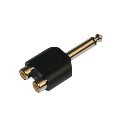 Mod. 306. Adaptador audio-video jack a RCAs