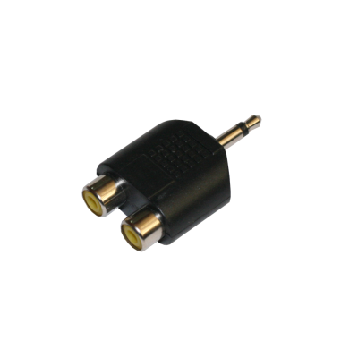 Mod. 307. Adaptador audio-video jack a RCAs