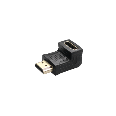 Mod. 1880. Adaptador HDMI macho a HDMI hembra acodado