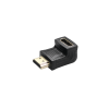 Mod. 1880. Adaptador HDMI macho a HDMI hembra acodado