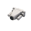 Mod. 1986. Adaptador subD macho 9c a miniDIN hembra 6c
