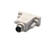 Mod. 1987. Adaptador subD hembra 9c a miniDIN macho 6c