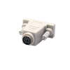 Mod. 1989. Adaptador subD hembra 9c a miniDIN hembra 9c