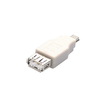 Mod. 1993-D. Adaptador USB hembra A a miniUSB macho B 5c