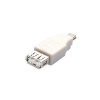 Mod. 1993-D. Adaptador USB hembra A a miniUSB macho B 5c