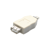 Mod. 1993-E. Adaptador USB hembra A a Firewire macho 4c