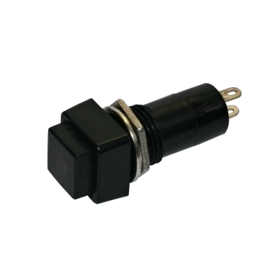 Mod. 925. Pulsador circuito abierto 2A, negro
